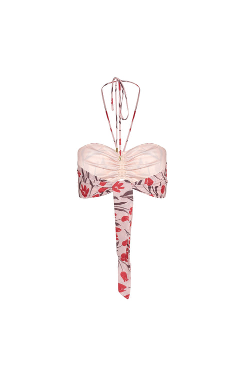 Secret Garden Crop Top Pink